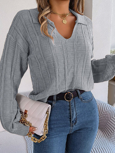 Sophie | Textured Knit Sweater