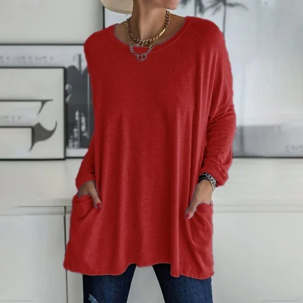 Hannah | Flowy Pocket Sweater