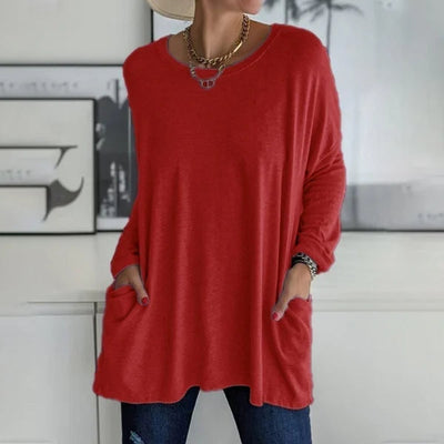 Hannah | Flowy Pocket Sweater