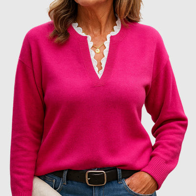 Lila | Elegant Lace Top