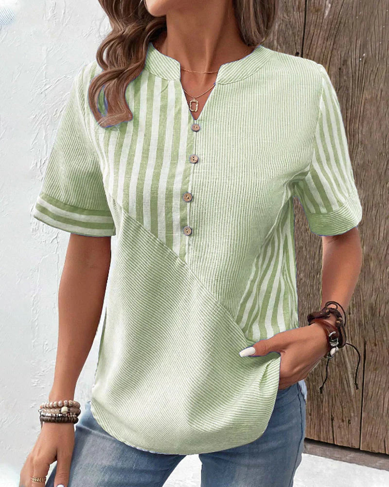 Megan | Timeless Striped Top