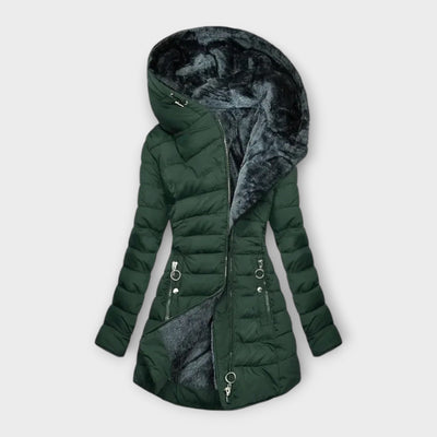 Hannah | Elegant Fur-Lined Coat