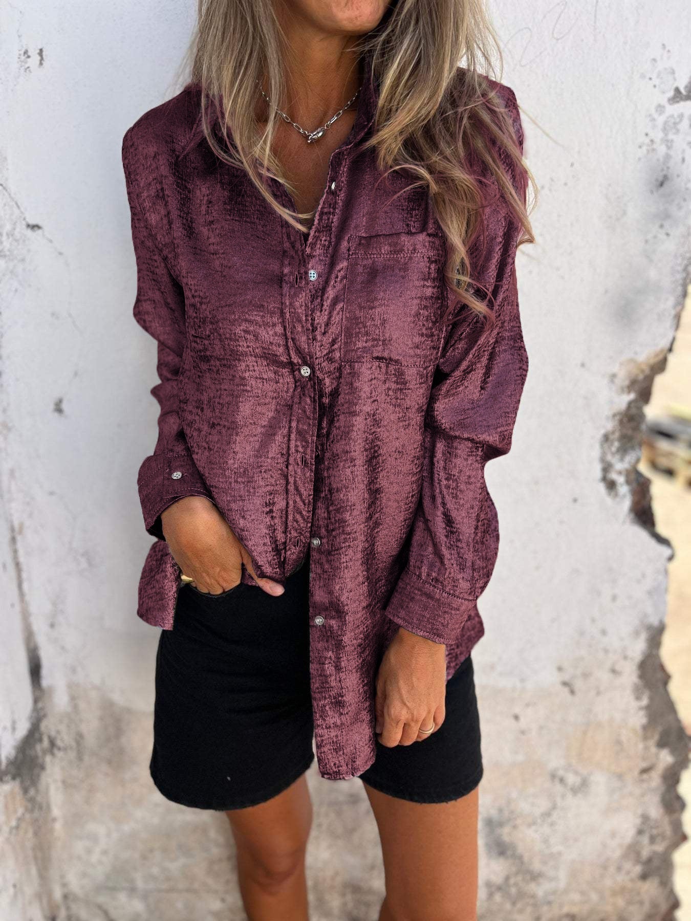 Mia | Sleek Shimmer Top