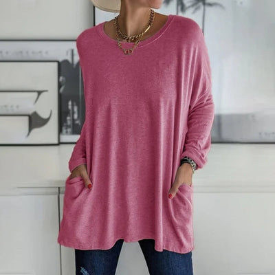 Hannah | Flowy Pocket Sweater