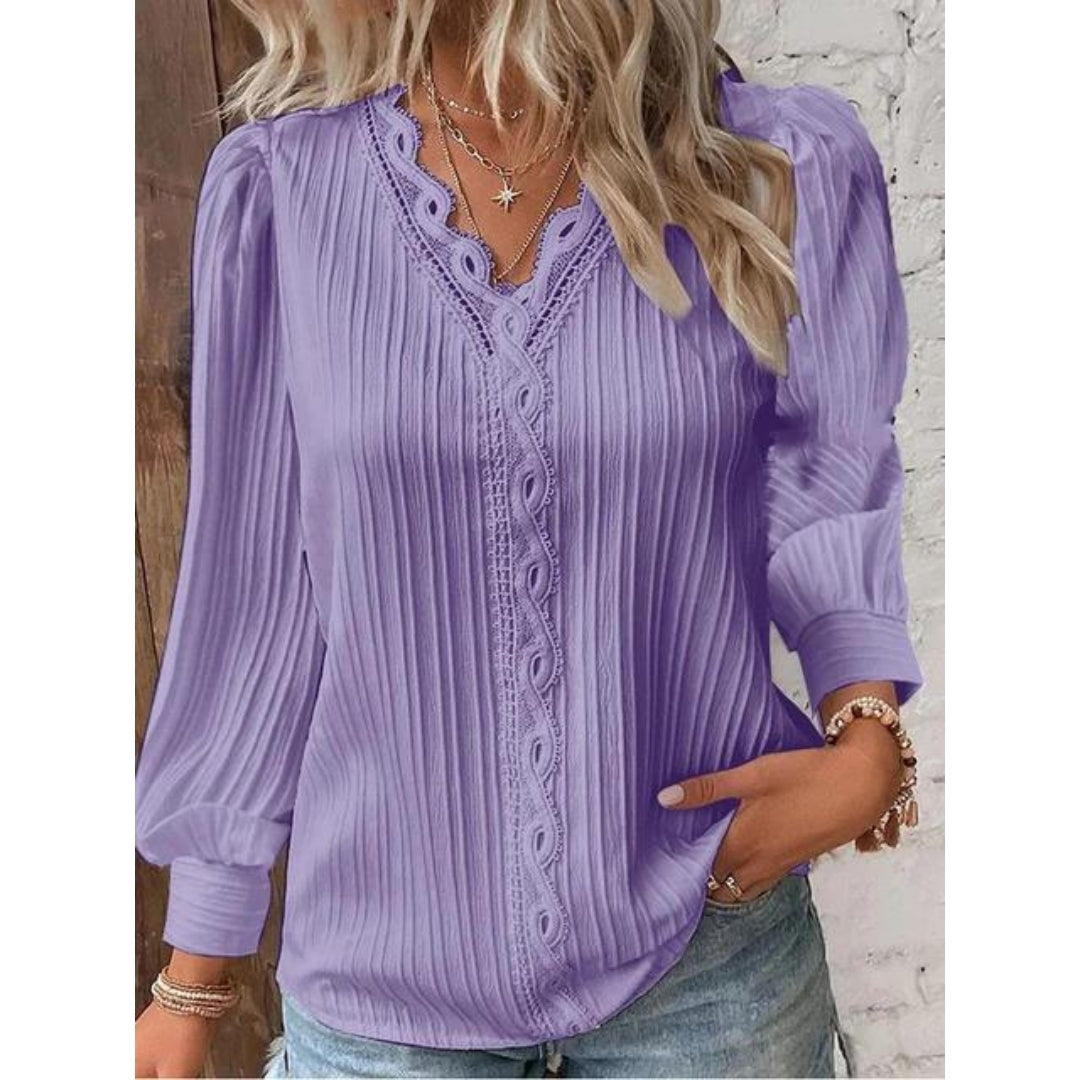 Sophie | Elegant Pintuck Blouse