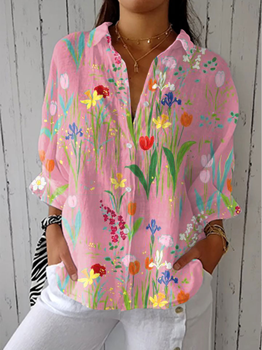 Chloe | Floral Spring Blouse