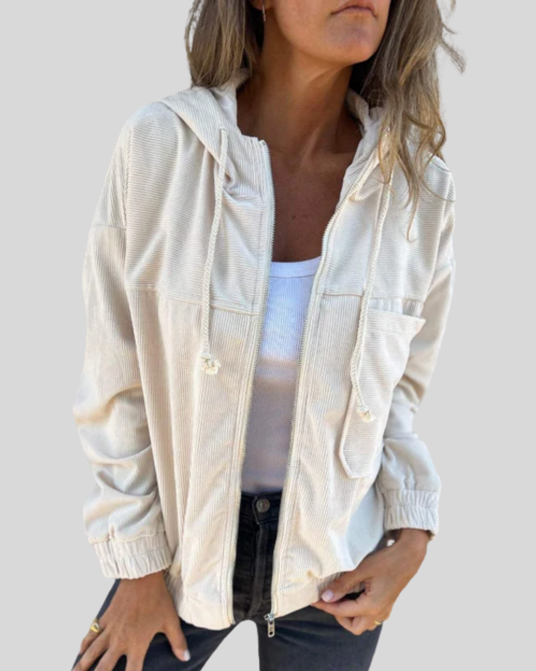 Ava | Cozy Zip-Up Vest