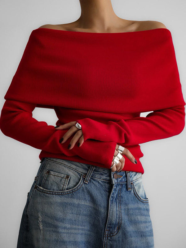 Maya | Chic Off-Shoulder Sweater