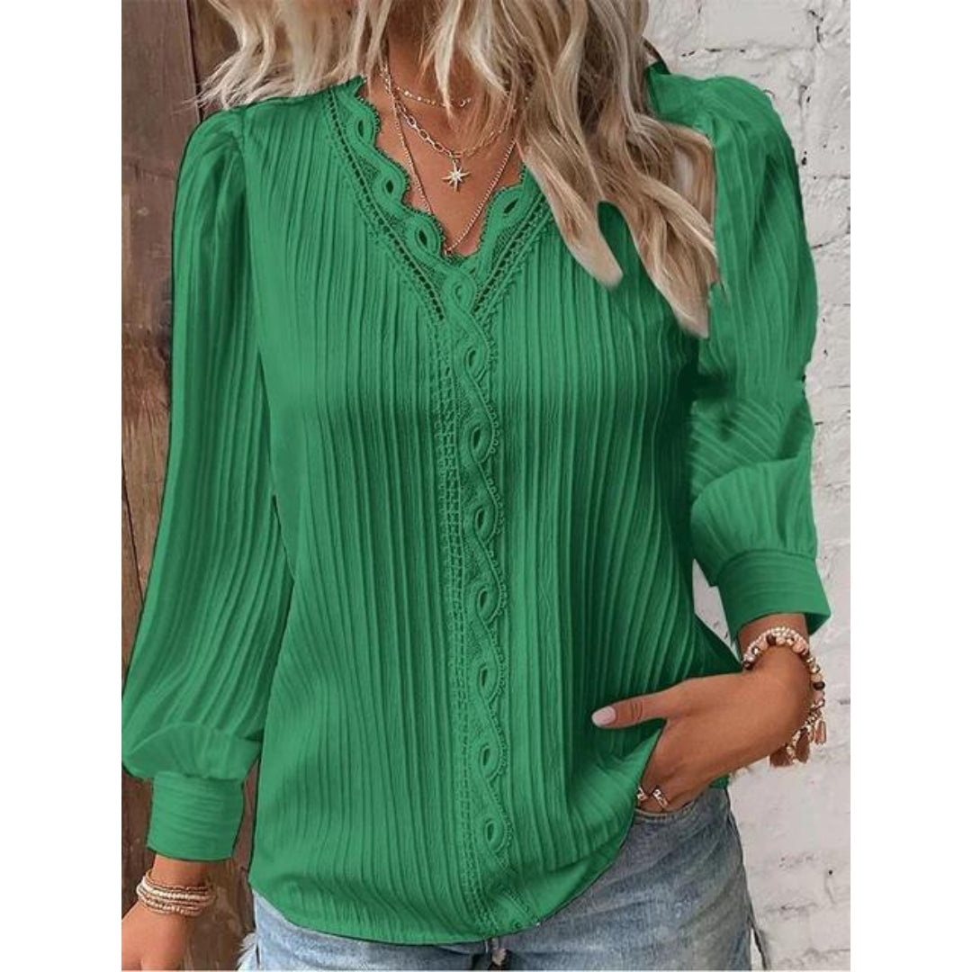 Sophie | Elegant Pintuck Blouse