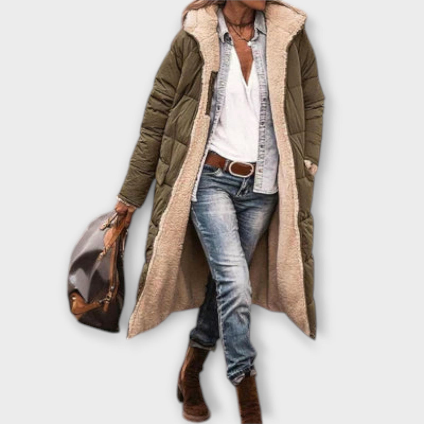 Grace | Warm Fur-Lined Coat