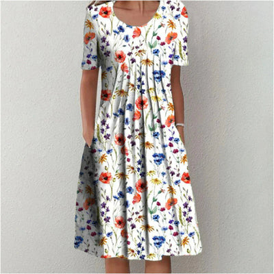 Mia | Flattering Floral Dress