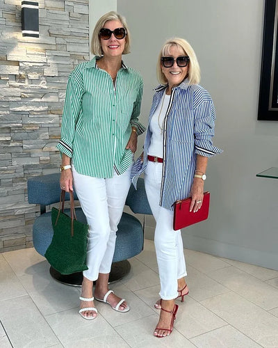 Samantha | Chic Striped Blouse
