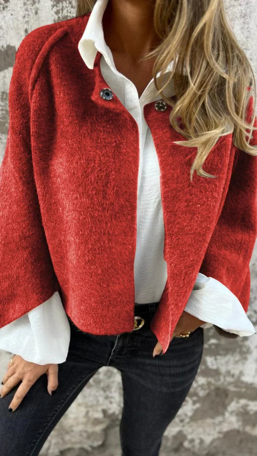 Sophie | Elegant Round Neck Coat