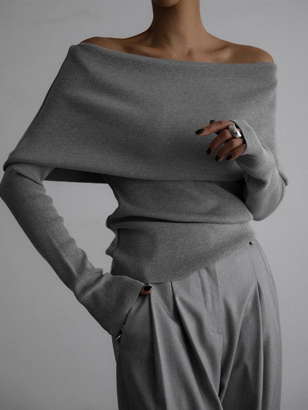 Maya | Chic Off-Shoulder Sweater