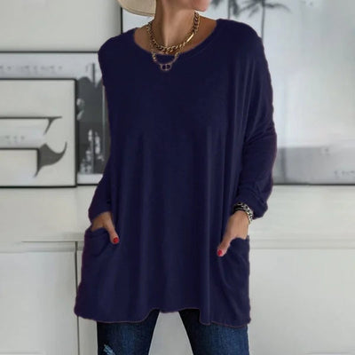 Hannah | Flowy Pocket Sweater