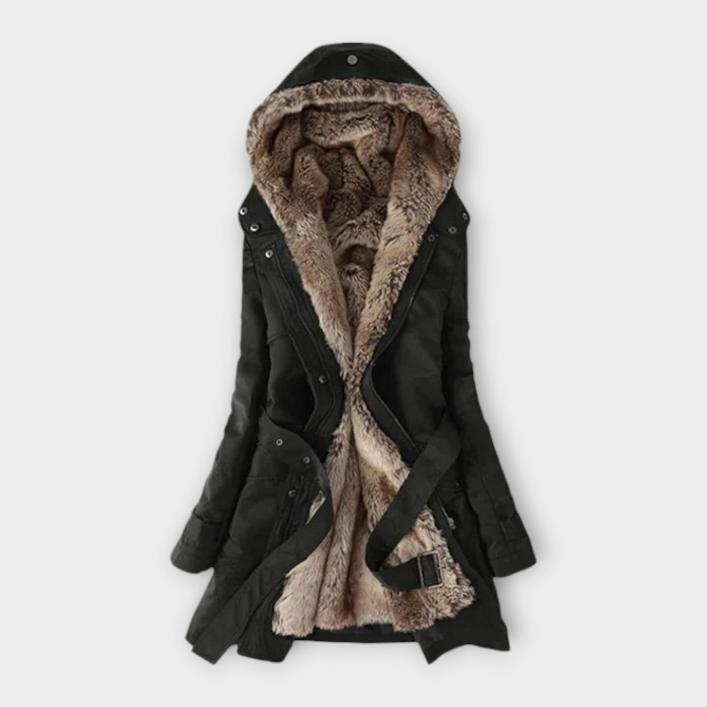 Lila | Warm Fur-Lined Coat