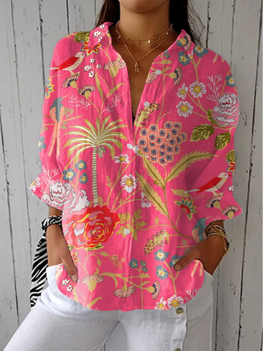 Sophie | Bright Floral Blouse