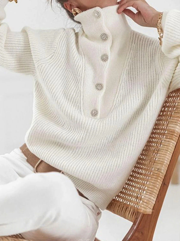 Mia | Elegant Buttoned Sweater
