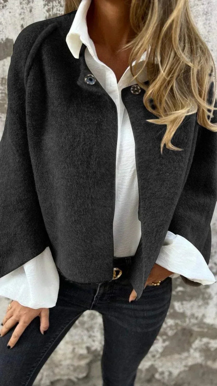 Sophie | Elegant Round Neck Coat