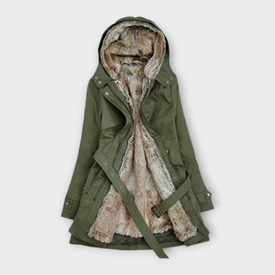 Lila | Warm Fur-Lined Coat