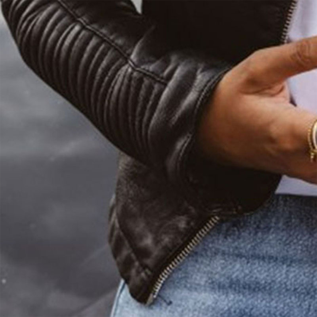 Sophie | Elegant Leather Jacket