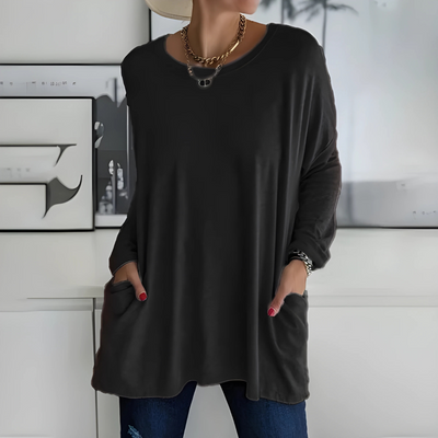 Hannah | Flowy Pocket Sweater