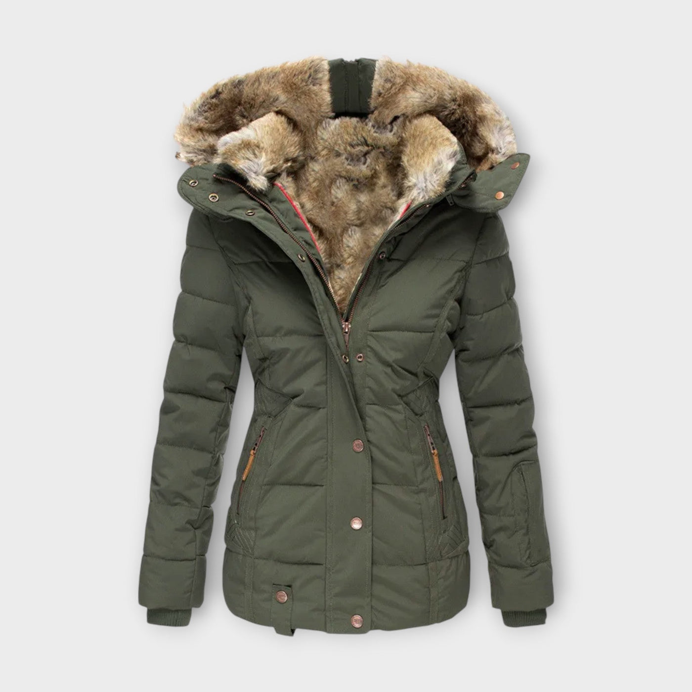 Ava | Elegant Faux Fur Jacket