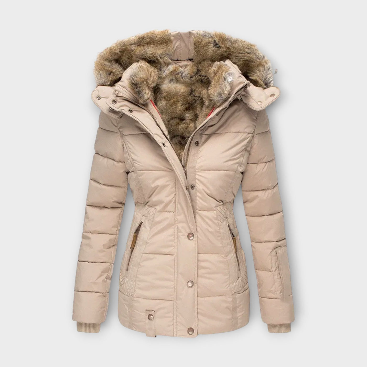 Ava | Elegant Faux Fur Jacket
