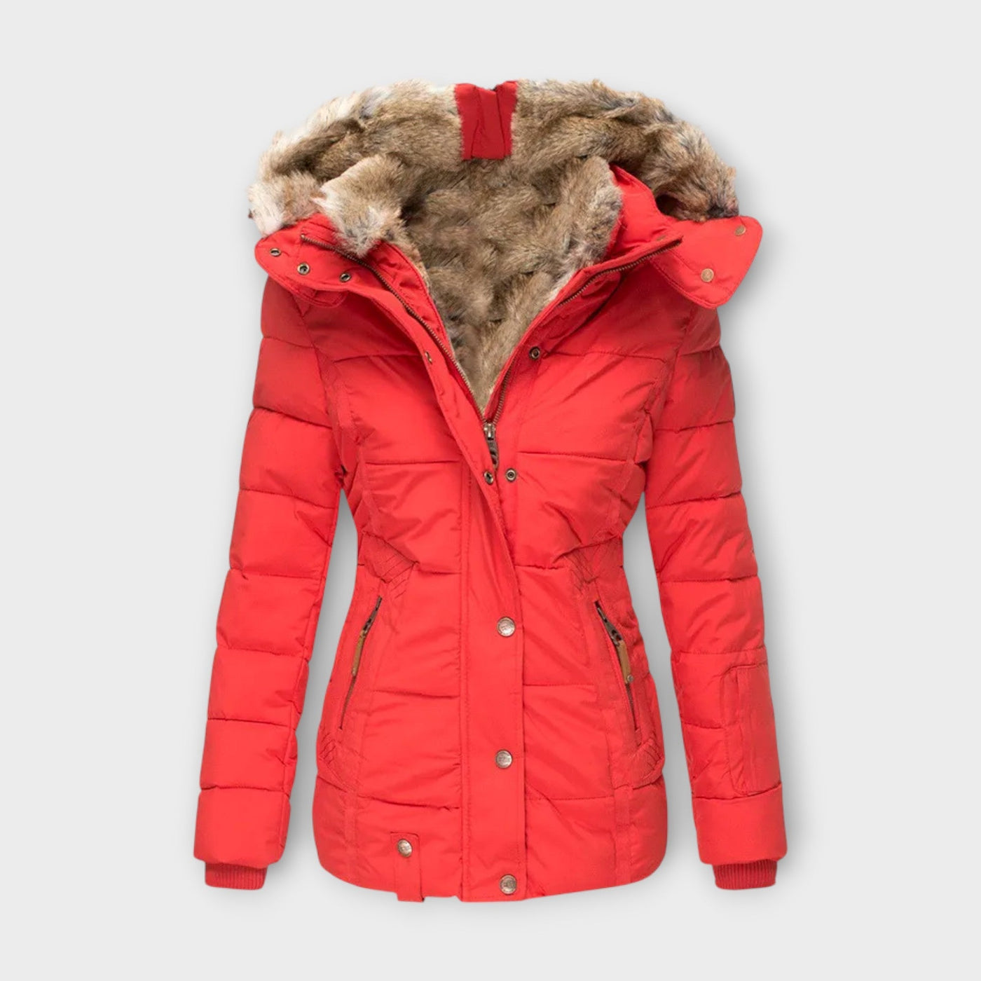 Ava | Elegant Faux Fur Jacket