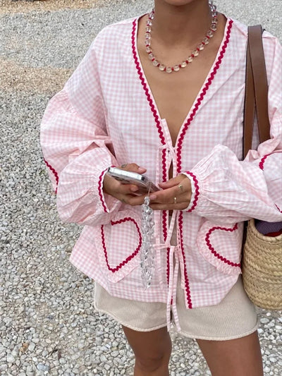 Hannah | Elegant Heart Blouse