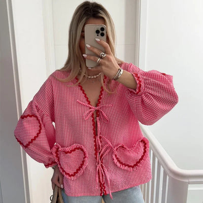 Hannah | Elegant Heart Blouse