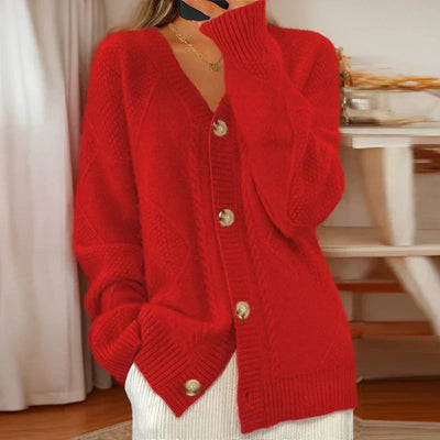 Lila | Cozy Cable-Knit Cardigan