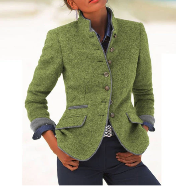 Sophie | Chic High Collar Cardigan
