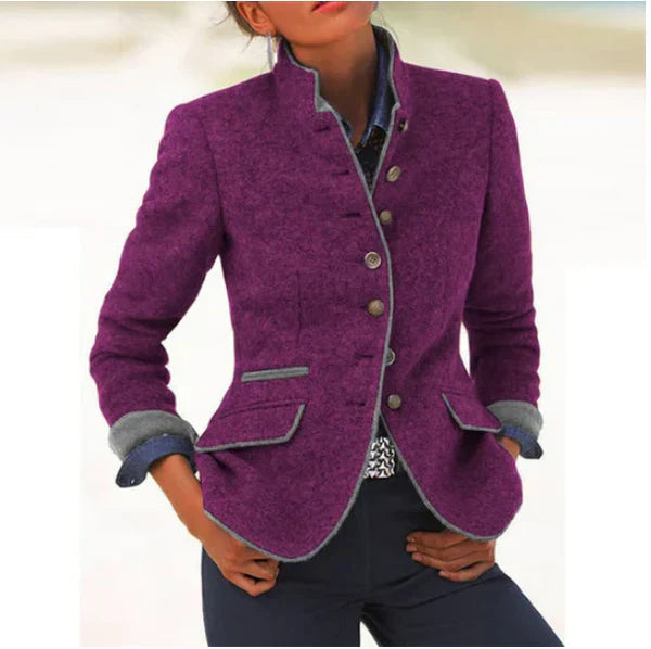 Sophie | Chic High Collar Cardigan