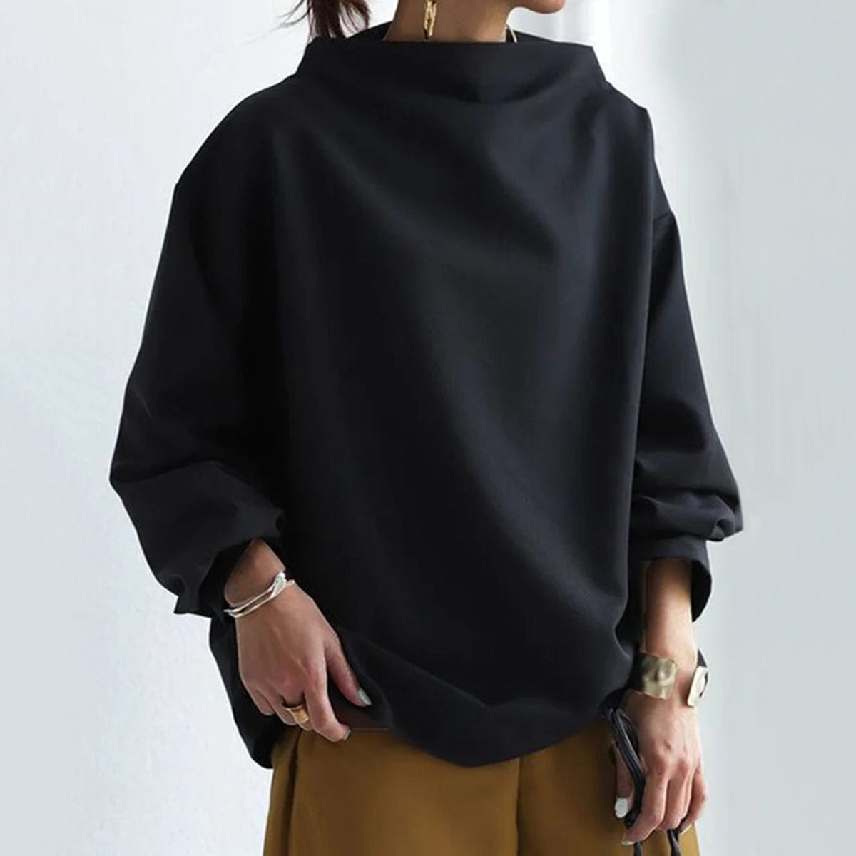 Sophie | Cozy High-Neck Top