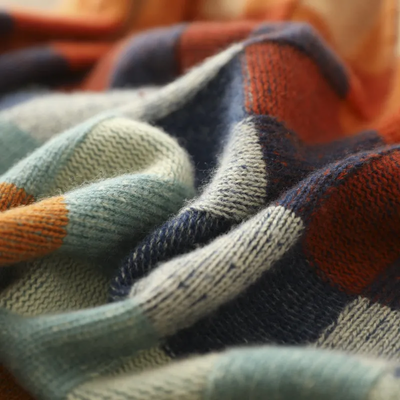 Hannah | Vibrant Checkered Sweater
