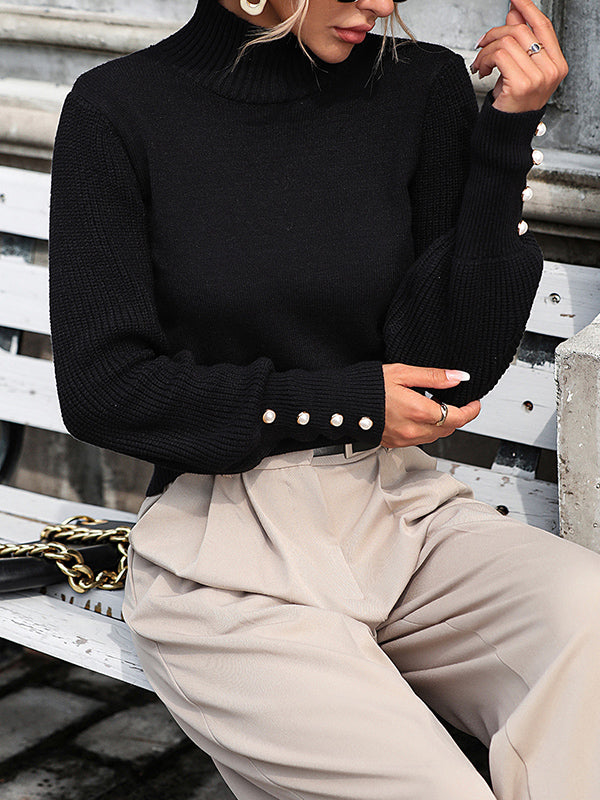 Katherine | Elegant Pearl Sweater
