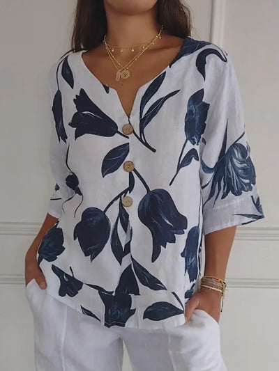 Maya | Chic Floral Blouse