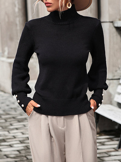 Katherine | Elegant Pearl Sweater