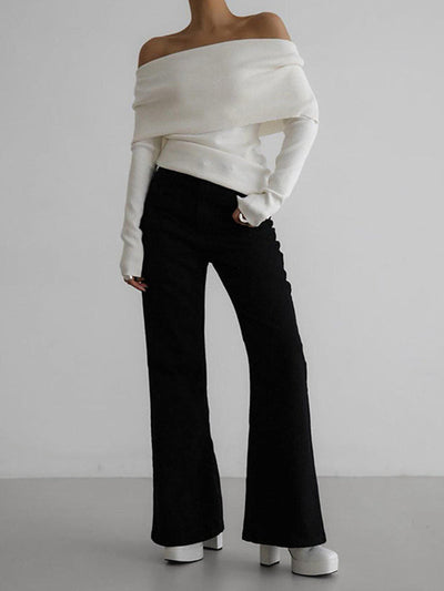 Maya | Chic Off-Shoulder Sweater