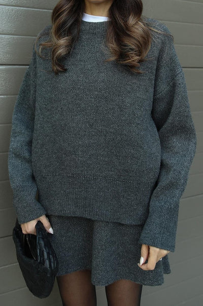 Lily | Cozy Sweater Skirt Set