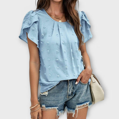 Mia | Elegant Polka Dot Blouse