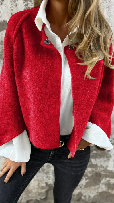 Sophie | Elegant Round Neck Coat