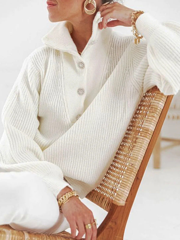 Mia | Elegant Buttoned Sweater