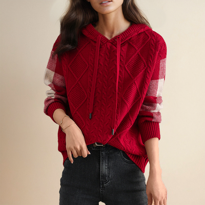 Sophie | Soft Cable-Knit Hoodie