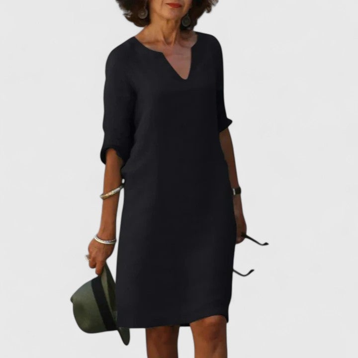 Hannah | Stylish V-Neck Dress
