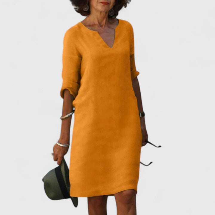 Hannah | Stylish V-Neck Dress