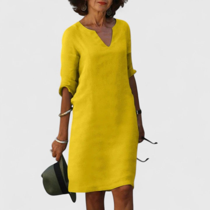 Hannah | Stylish V-Neck Dress