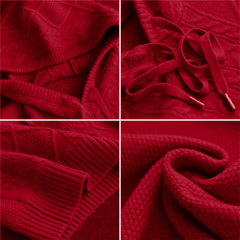 Sophie | Soft Cable-Knit Hoodie