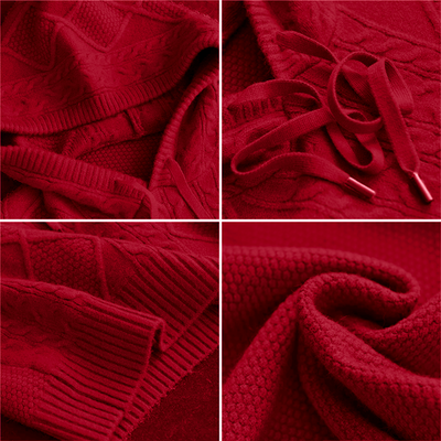 Sophie | Soft Cable-Knit Hoodie